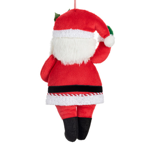 Santa Claus Waving with Mug Ornament - 4x8in slide 