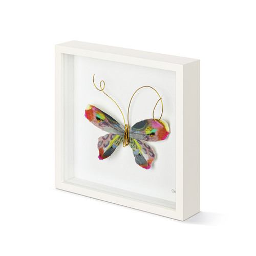 Multi Butterfly Wall Art - 10"sq slide 