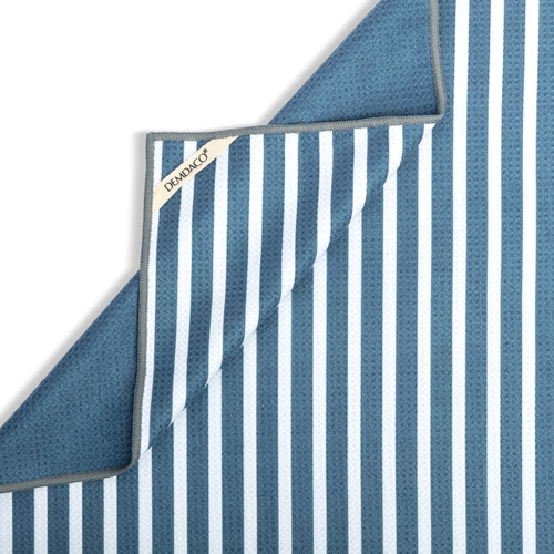 Men's Blue Absorbent Double Sided Towel Man Myth Legend - 18x30in slide 