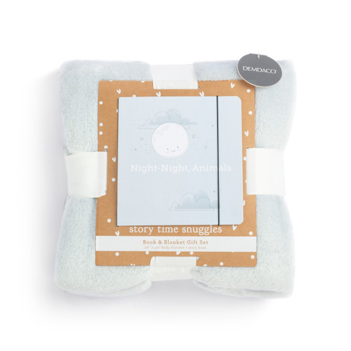 Goodnight Animals Book and Blanket Giftset - 5x5in slide 