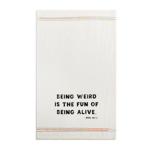 Live From Snack Time Fun of Being Alive Flour Sack Towel - 17x28in slide 