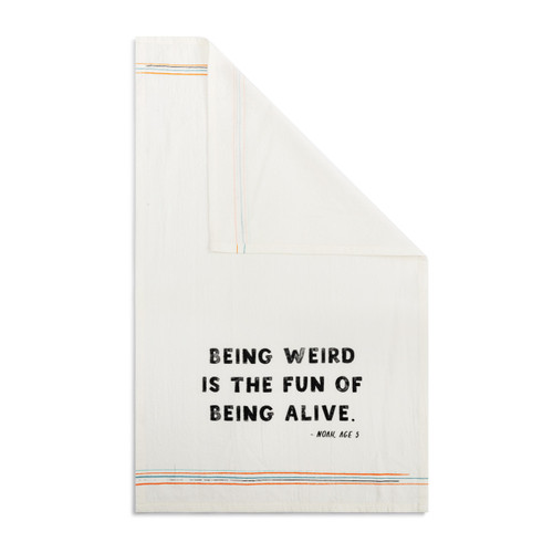 Live From Snack Time Fun of Being Alive Flour Sack Towel - 17x28in slide 