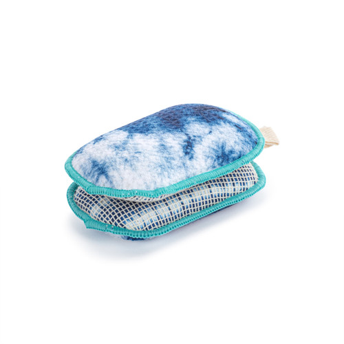 Indigo Absorbent Reversible Sponges Set of 2 - 3x5in slide 