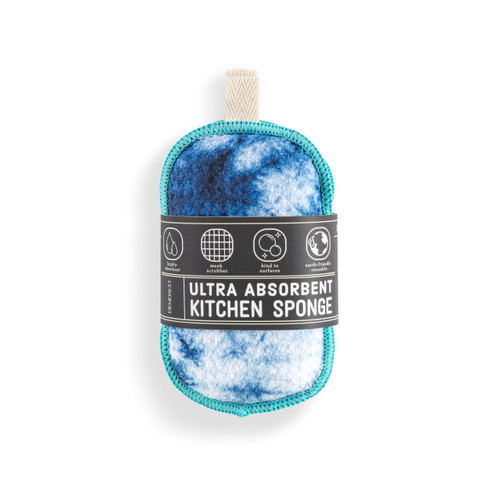 Indigo Absorbent Reversible Sponges Set of 2 - 3x5in slide 