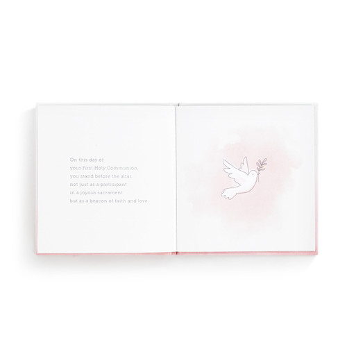 Girl First Communion Book and Earring Set - 5x5in slide
