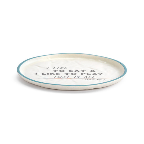 Live From Snack Time Eat & Play Melamine Plate - 8in slide 