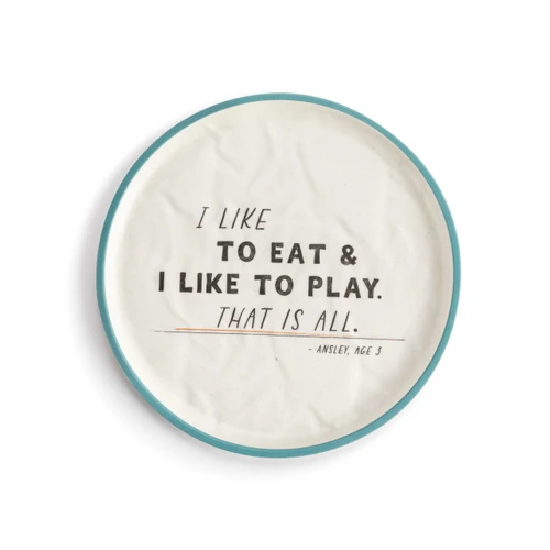Live From Snack Time Eat & Play Melamine Plate - 8in slide 