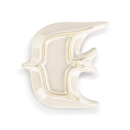 Textured Tan Mini Dove Dish - 4x4.5in slide 