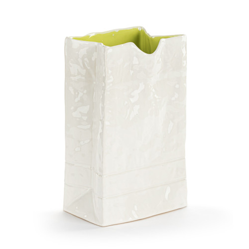 Live From Snack Time Ceramic Large Notepaper Vase - 5x8.5in slide 