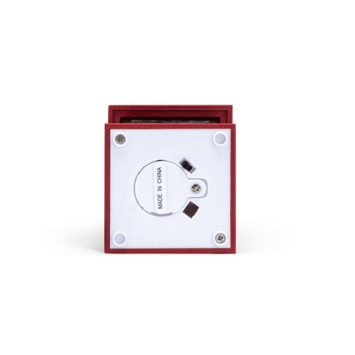 Red Cardinal Lit Lantern - 2x5in slide 