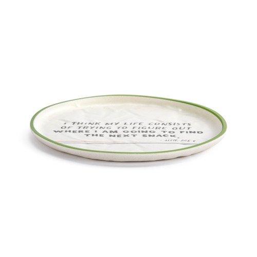 Live From Snack Time Find the Next Snack Melamine Plate - 8in slide