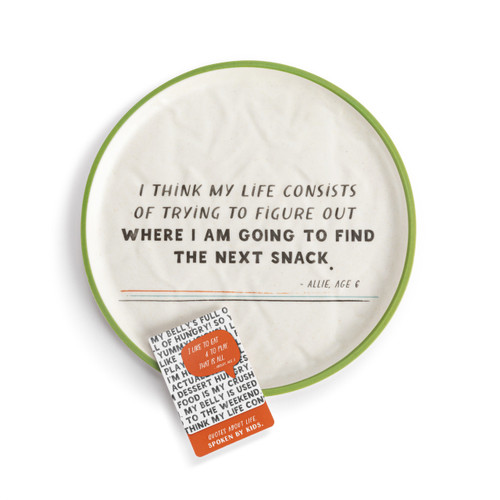 Live From Snack Time Find the Next Snack Melamine Plate - 8in slide 