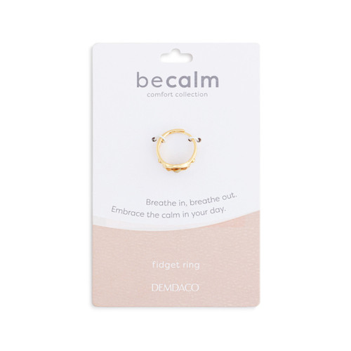 BeCalm Gold Beaded Ring - size 4 to 9 slide 