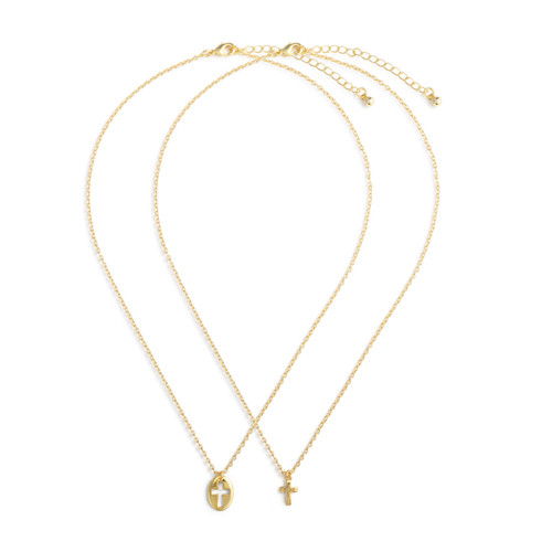 Sharing Kindness Necklace - Cross 16in slide 