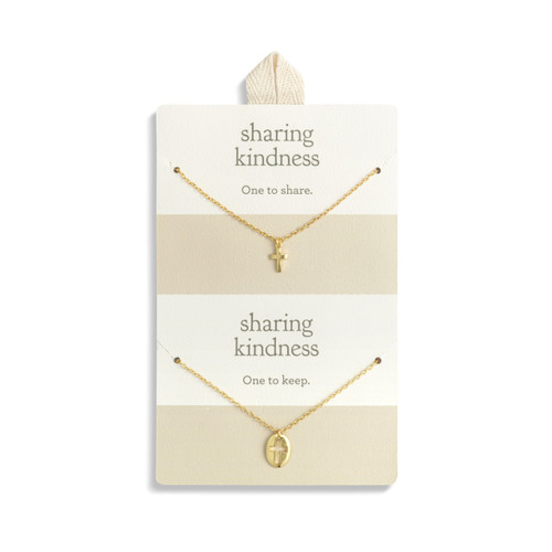 Sharing Kindness Necklace - Cross 16in slide 