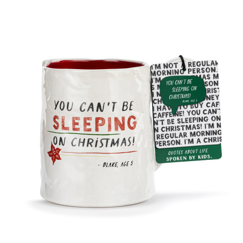 Live From Snack Time Sleeping on Christmas Ceramic Notepaper Mug - 14oz slide 
