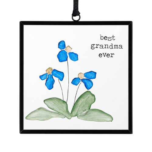 Best Grandma Ever Suncatcher - 3x3in slide 