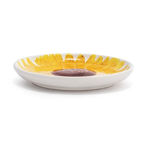 byDesign Serving Sunflower Stoneware Serving 5" x 5" slide 
