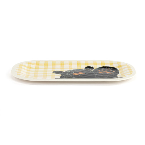 Howdy Bear Melamine Rectangular Platter slide 