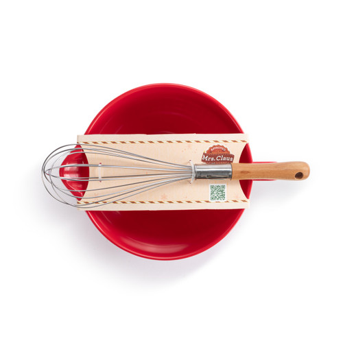Mrs. Claus Caring Collection Mixing Bowl with Whisk Set slide 