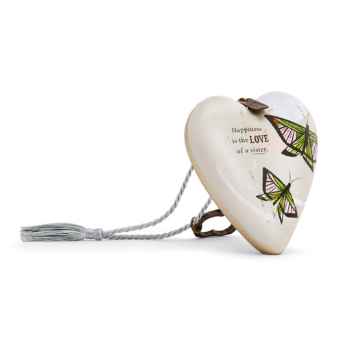 Love of a Sister Art Heart - 3.5in slide 