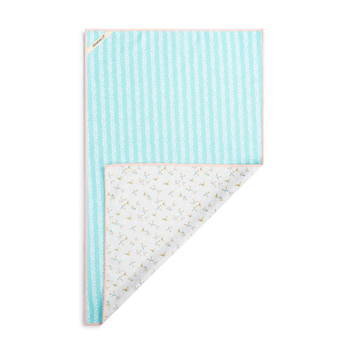 Vintage Floral Absorbent Reversible Towel - 18x30in slide 