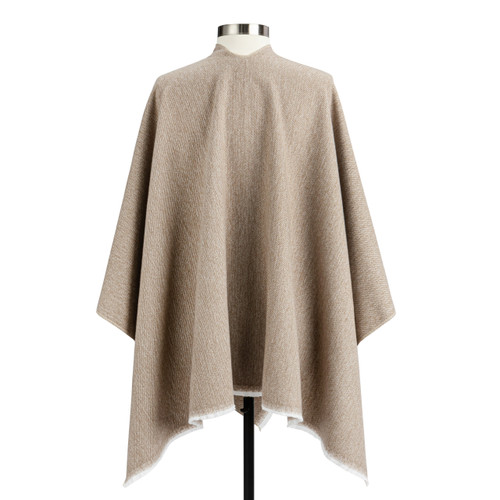 Heathered Brown Keyhole Wrap - 52x29.5in slide 