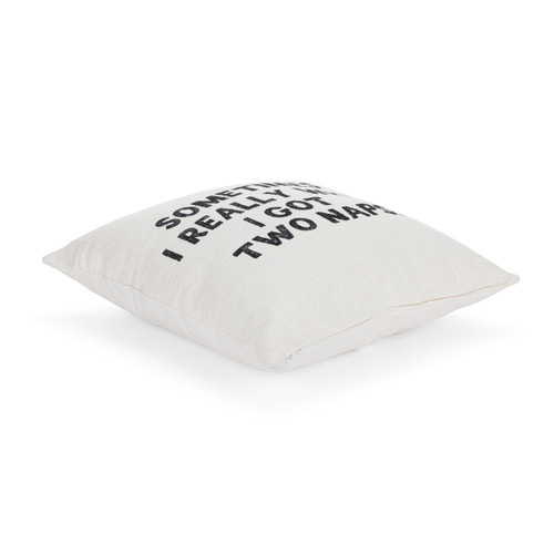 Live From Snack Time Two Naps Square Pillow - 18in slide 