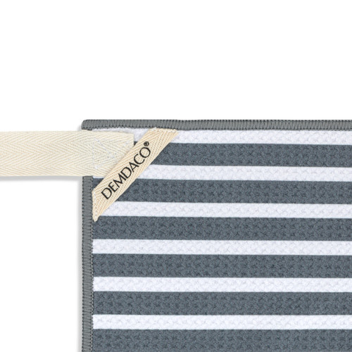 Let's Get Grillin Men's Grey Absorbent Half Apron - 27x20in slide 