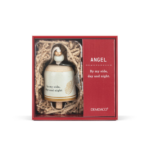 Guardian Angel Mini Inspired Holiday Angel Bell - 2x2.5in slide 