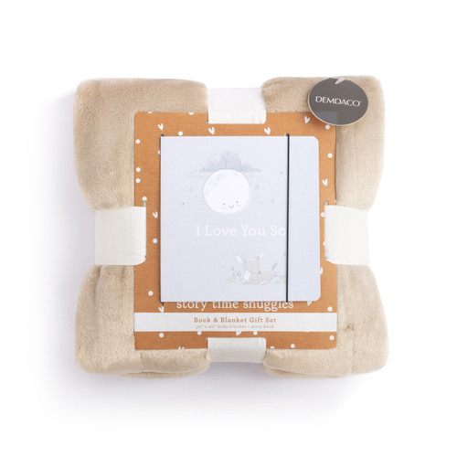 I Love You So Book and Blanket Giftset - 5x5in slide 