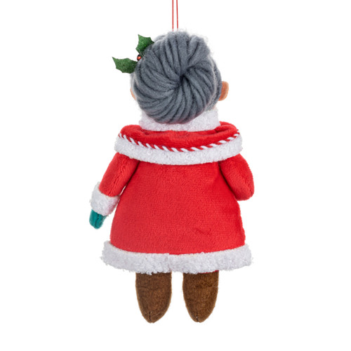 Mrs. Claus with Gift Ornament - 4x8in slide 