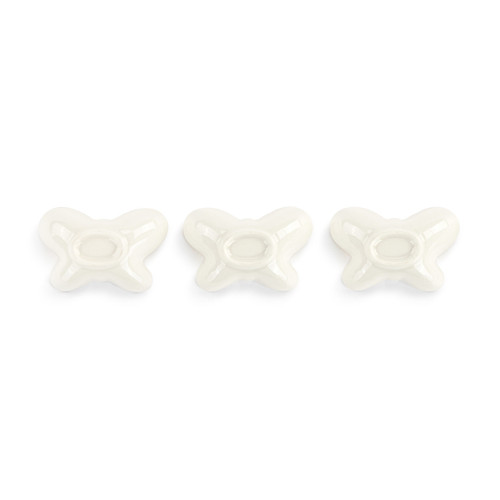 Butterfly Shaped Mini Ceramic Dishes 3 Assorted - 3x1in slide 