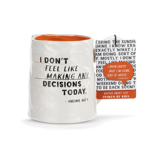 Live From Snack Time Don't Feel Like Decisions Ceramic Notepaper Mug - 14oz slide 
