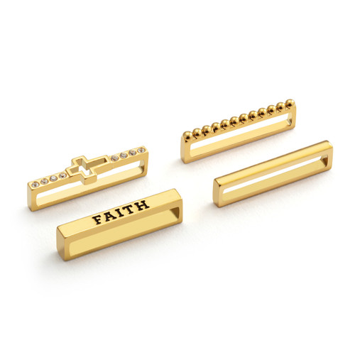 Smart Watch Cross Charms 4pc set - 21mm slide 