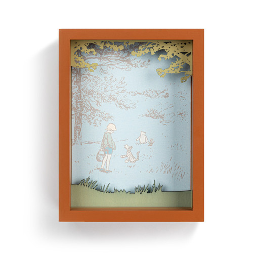Winnie-the-Pooh Pooh + Friends Shadow Box Frame - 6x8in slide 