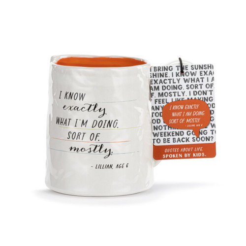 Live From Snack Time I Know What I'm Doing Ceramic Notepaper Mug - 14oz slide 