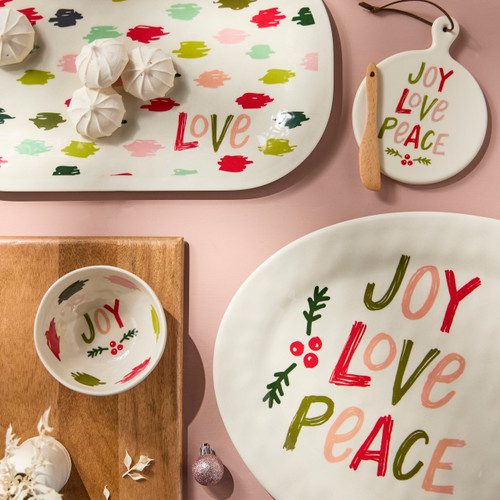 Joy Bamboo Large Melamine Oval Platter - 20x14in slide 