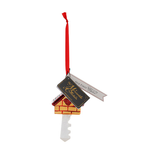 Our First Home Milestone Ornament - 2x4in slide 