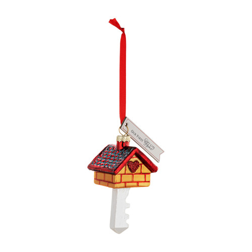 Our First Home Milestone Ornament - 2x4in slide 