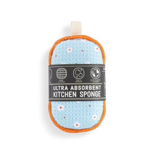 Micro Daisy Absorbent Reversible Sponges Set of 2 - 3x5in slide 