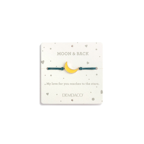 Moon and Back Blue Bear - 8in slide 