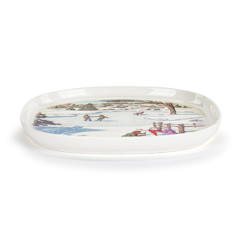 Winter Wonderland Ceramic Plate - 10in slide 
