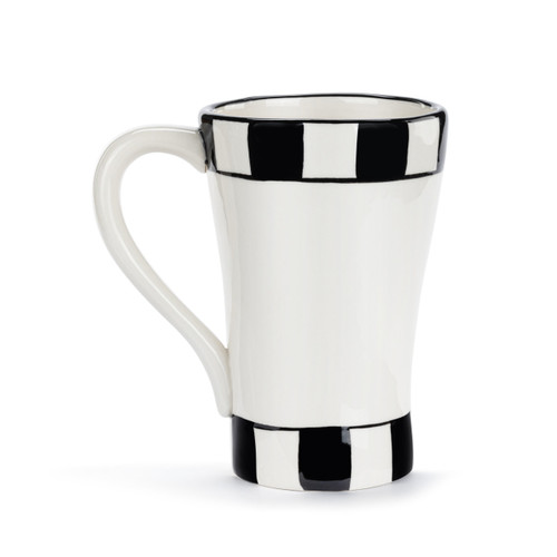 Nutcracker Black and White Checker Ceramic Mug - 16oz slide 