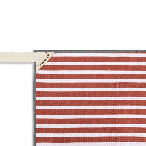 Grill Master Dad Men's Red Absorbent Half Apron - 27x20in slide 