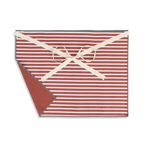 Grill Master Dad Men's Red Absorbent Half Apron - 27x20in slide 