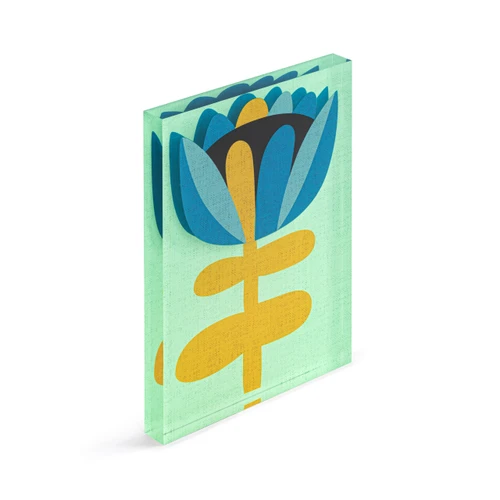 Bloom Together Tile Acrylic Wall Art - 5x7in slide 