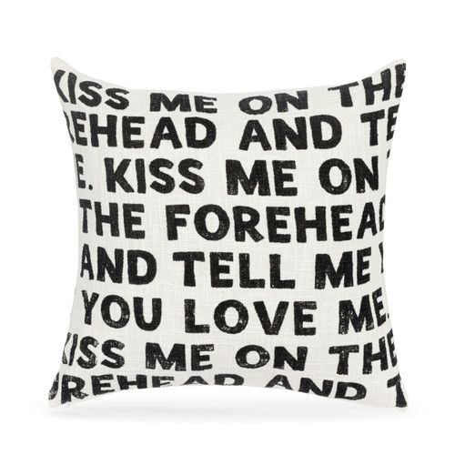 Live From Snack Time Tell Me You Love Me Square Pillow - 18in slide 