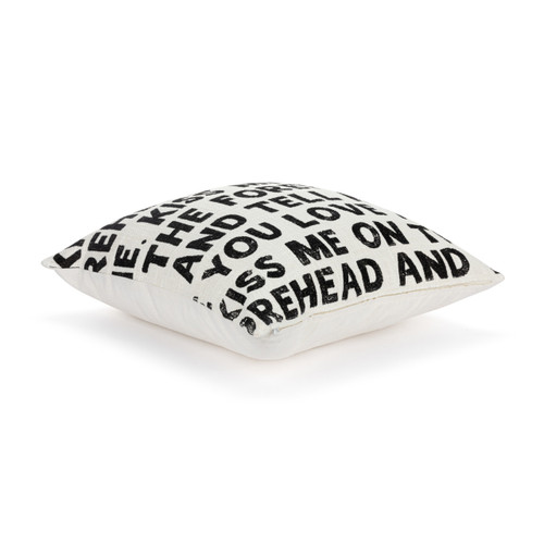 Live From Snack Time Tell Me You Love Me Square Pillow - 18in slide 