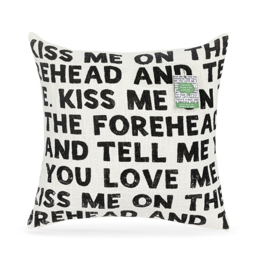 Live From Snack Time Tell Me You Love Me Square Pillow - 18in slide 